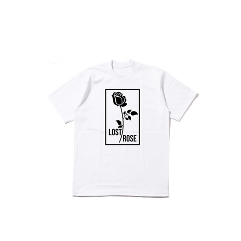 LOST ROSE TEE WHITE